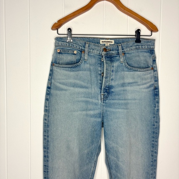 Madewell Rivet & Thread Perfect Vintage Jeans in Ryerson Wash Women’s Size 29 - Picture 3 of 9